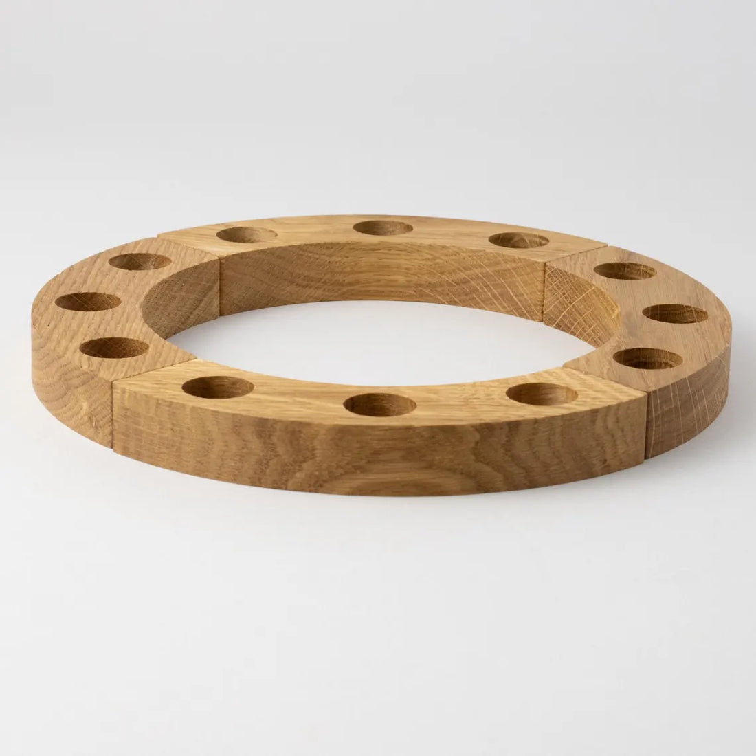 Kleiner Geburtstagskranz aus Eichenholz