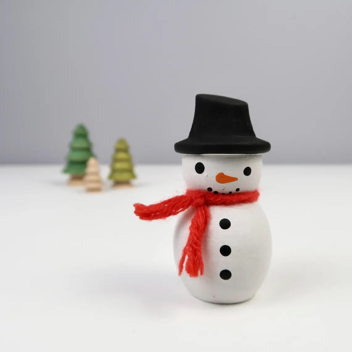 Zubehör Schneemann mit Schal (ohne Steckfuß)