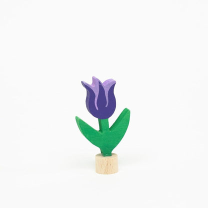 Steckfigur Tulpe violett