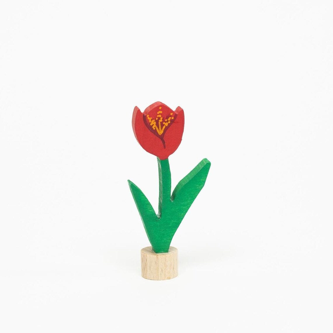 Steckfigur Tulpe rot