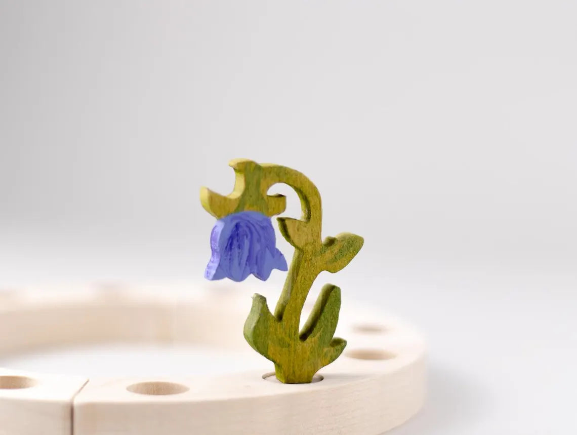 Steckfigur Glockenblume Liila
