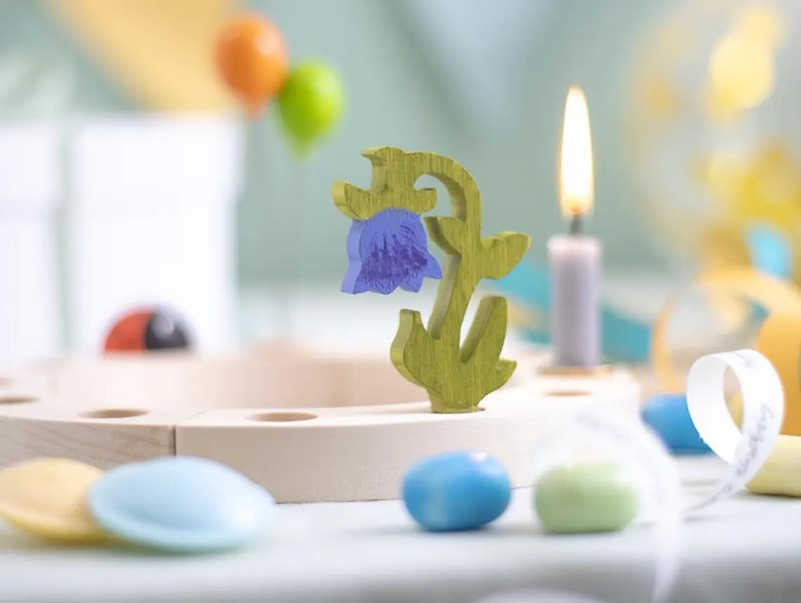 Steckfigur Glockenblume Liila