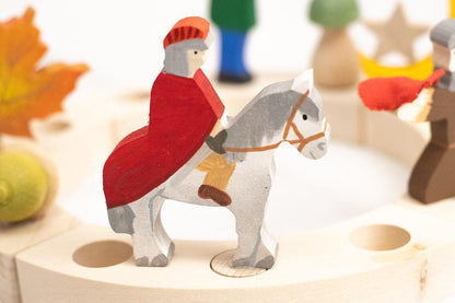 Steckfiguren Set Sankt Martin mit Bettler