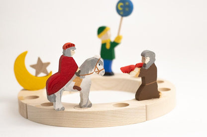 Steckfiguren Set Sankt Martin mit Bettler