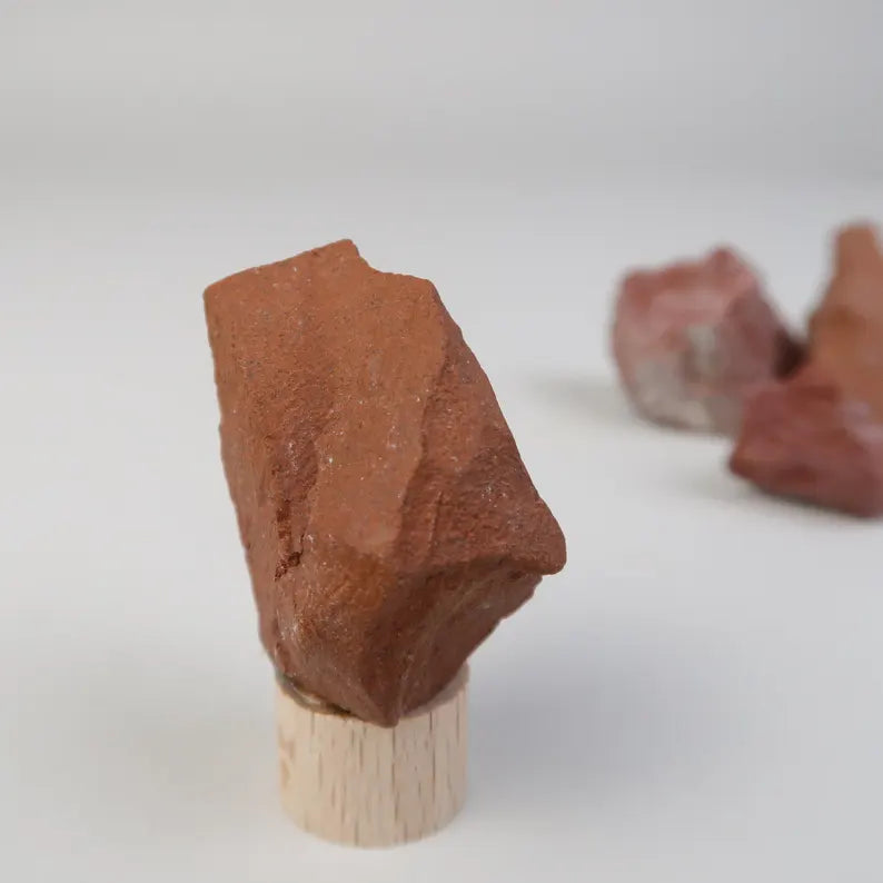 Steckfigur Edelstein - Roter Jaspis