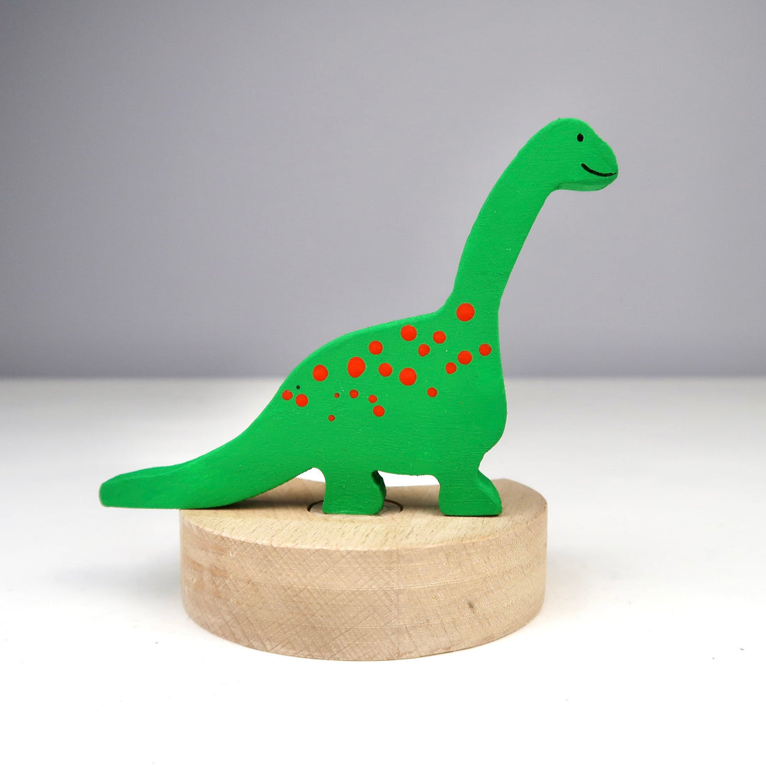 Steckfigur Langhals Dino - Grün