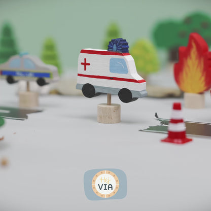 Steckfigur Krankenwagen