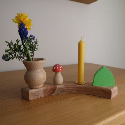 Steckfigur Wald - kleiner Fliegenpilz