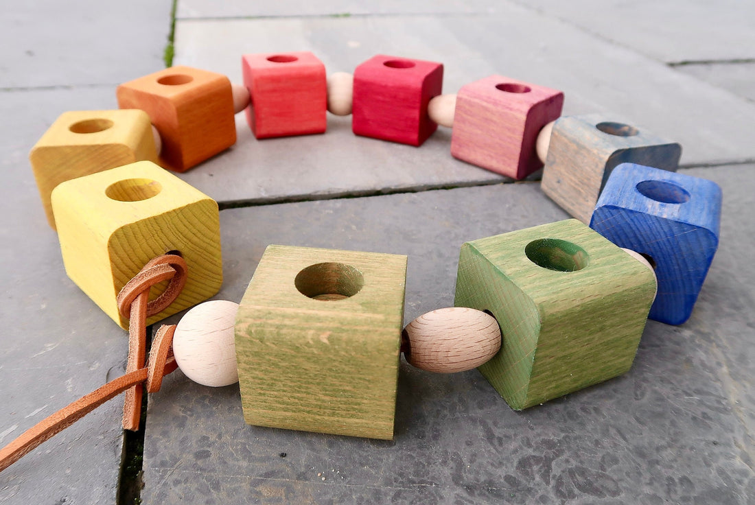 Geburtstagswürfel Regenbogenfarben