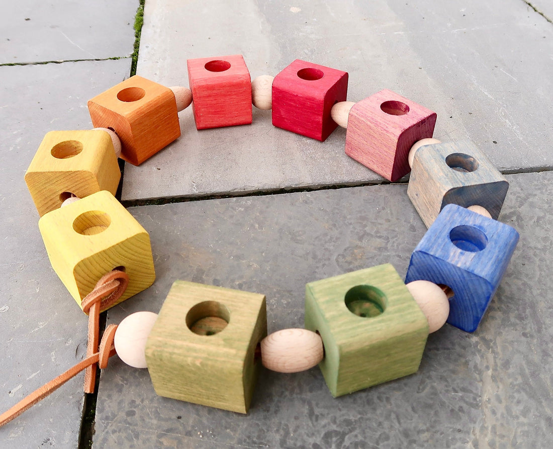 Geburtstagswürfel Regenbogenfarben