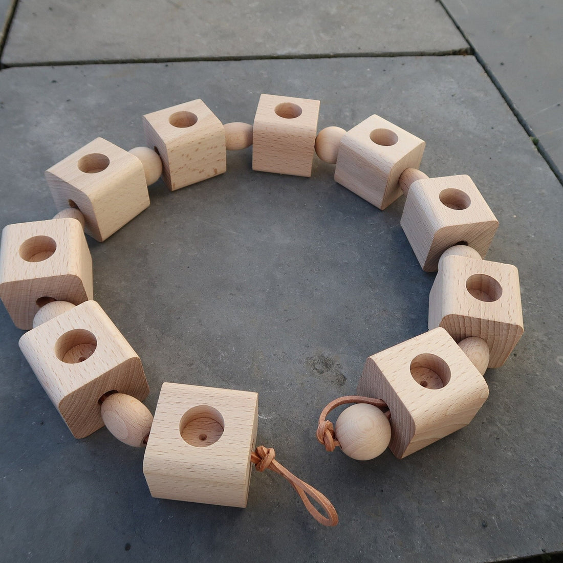 Geburtstagswürfel aus Holzwürfel