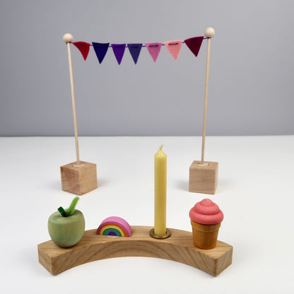 Steckfigur Eisbecher - Vanilleeis Streusel