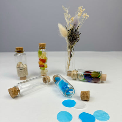 Steckflasche für Geburtstagskranz