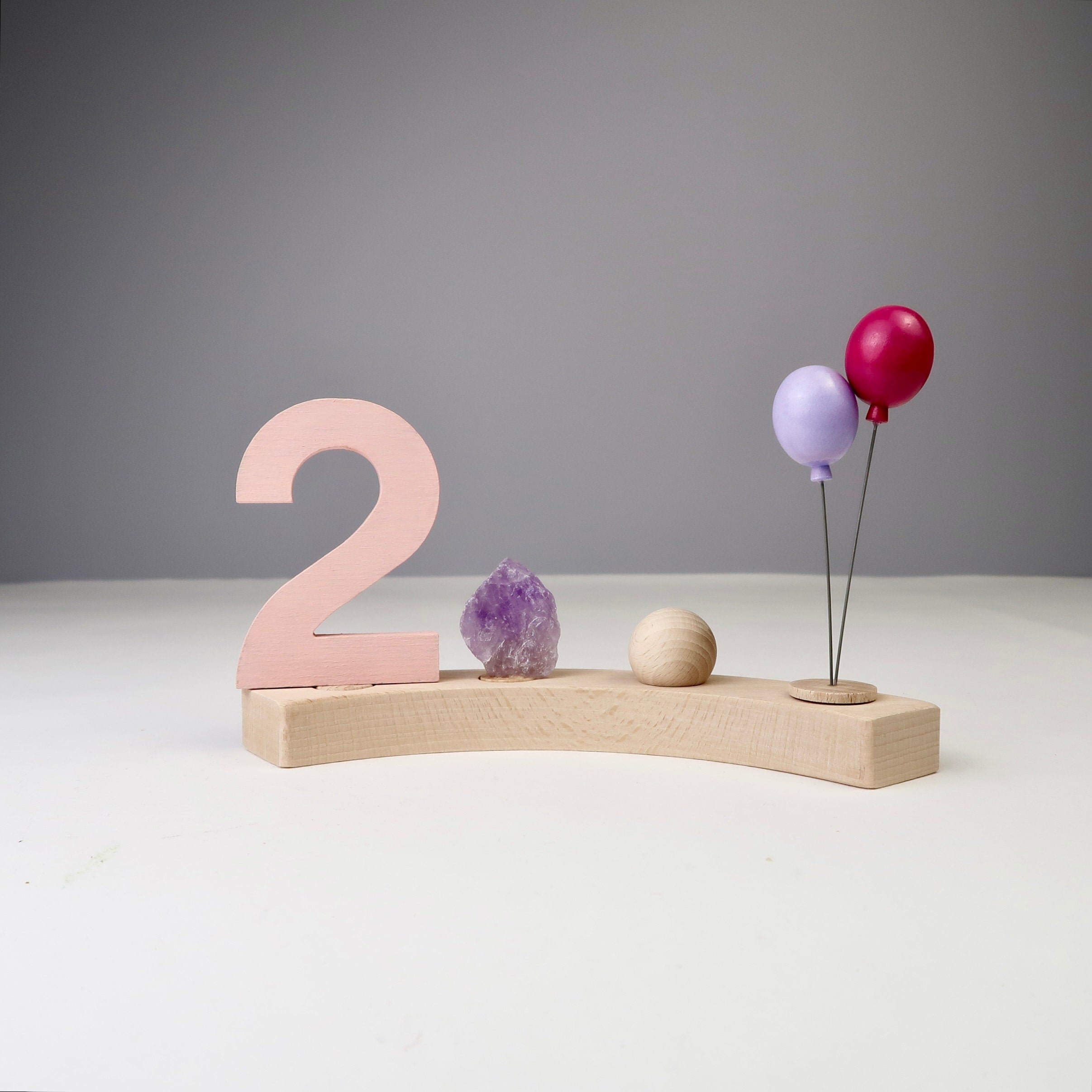 Steckfigur Luftballons Deko 1. Geburtstag