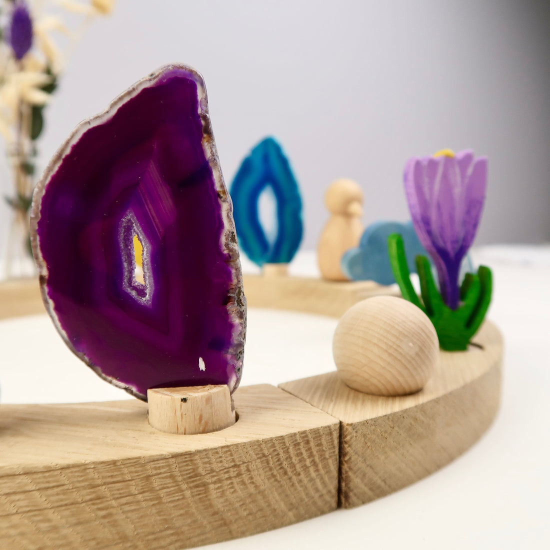 Steckfigur Achatscheibe